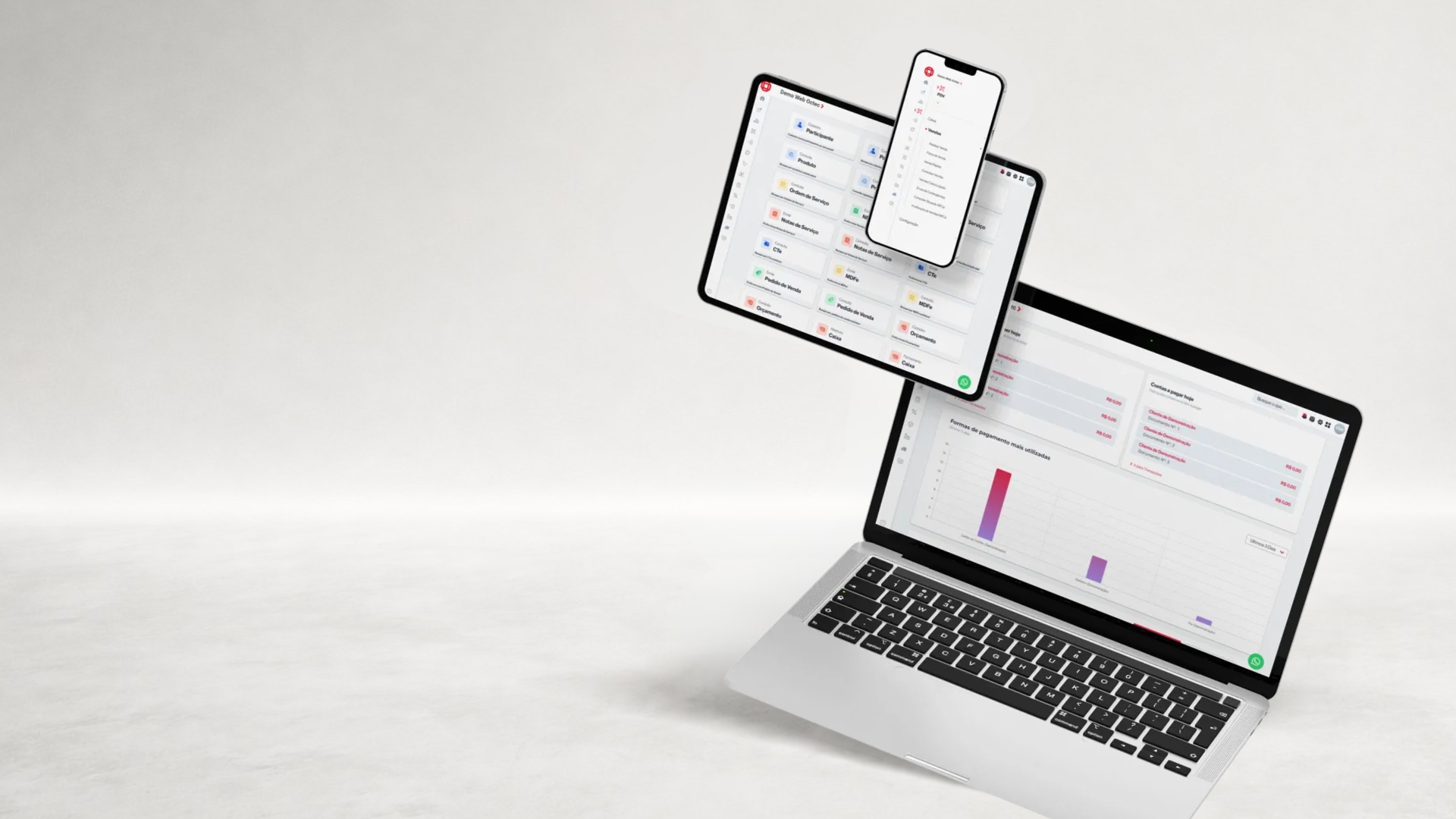 Octec Sistemas — Dashboard e Mobile